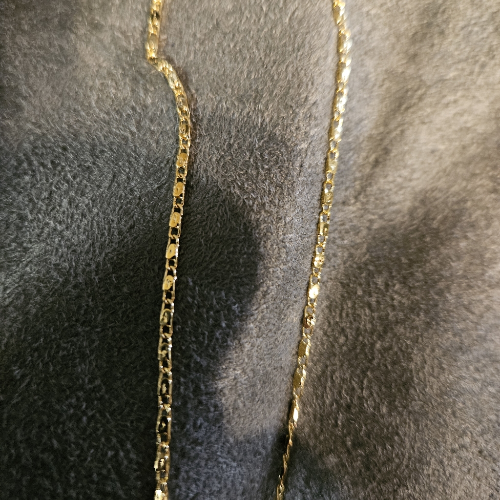 18k Gold Italian Filigree Chain